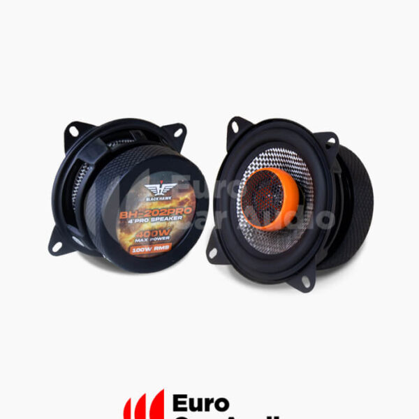 Parlante Black hawk 4″ 400w bh-202pro